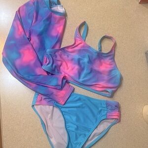Girls 3 piece swimsuit